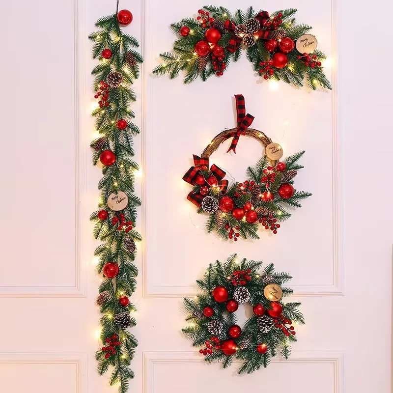 Wedding Supply Wholesale - 2025 Hete LED Koperdraad Kerstkrans &