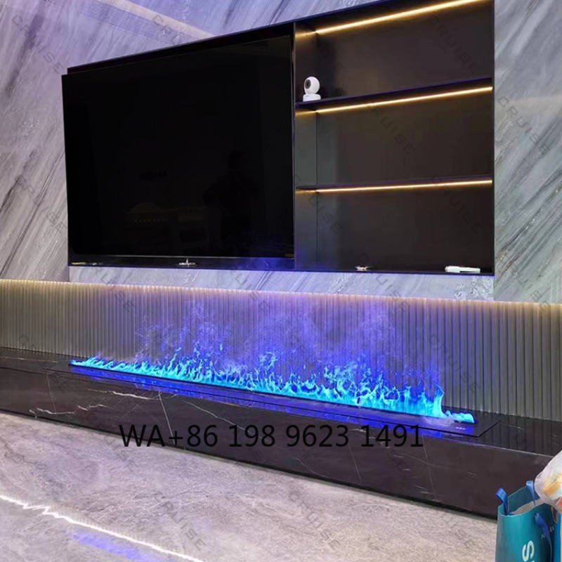 Wedding Led - LED-licht met afstandsbediening, 3D-stoomverstuivende haard, RGB-multicolor
