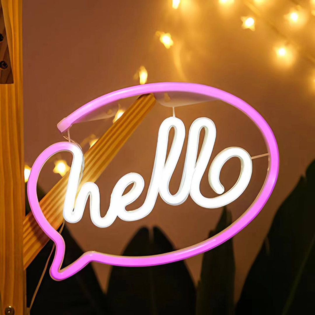 Hallo neon LED-licht USB of ba - Wedding Power Supply recensie en prijs