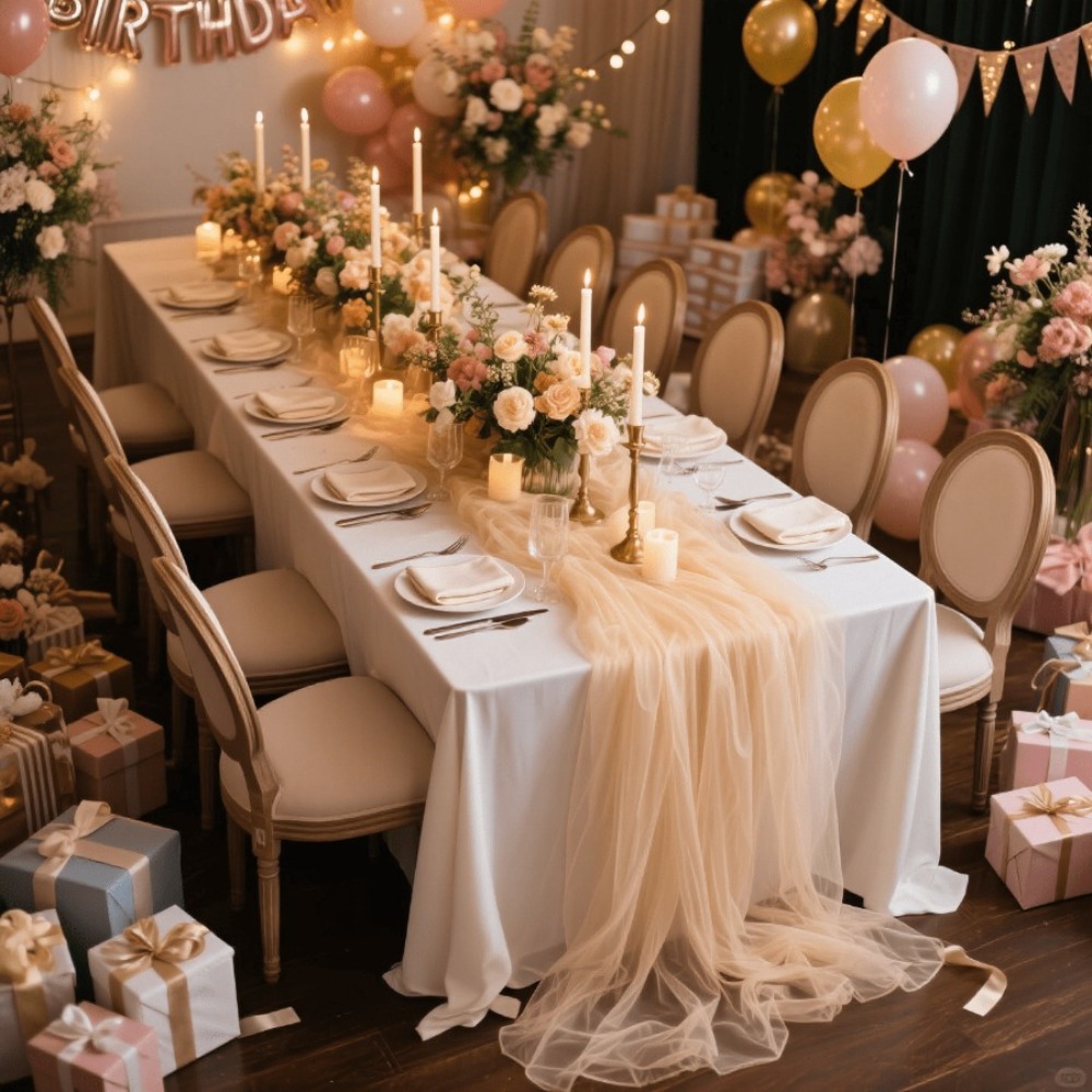 Bruiloft transparante tafellop - Wedding Ceremony Supply recensie en prijs
