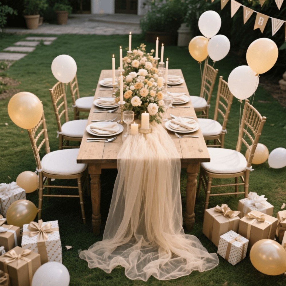 Bruiloft transparante tafellop - Wedding Ceremony Supply recensie en prijs