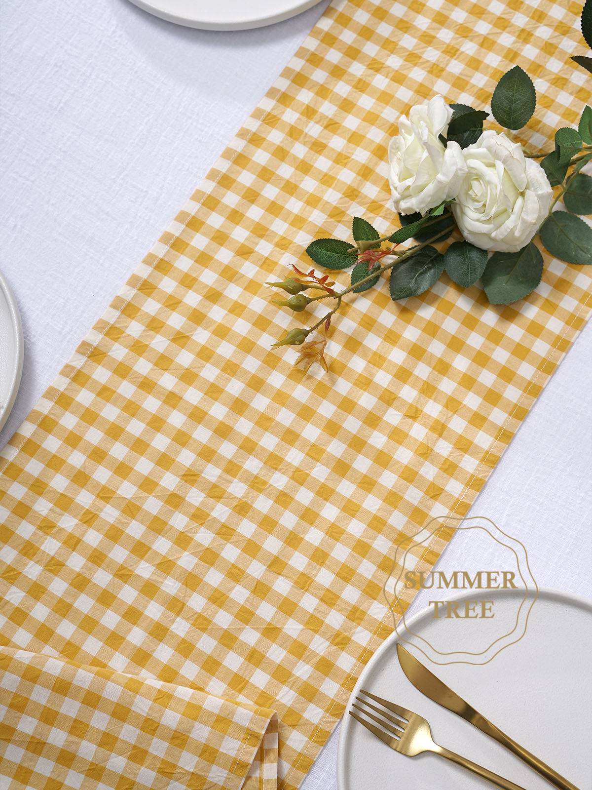 Rustieke geruite katoenen tafe - Wedding Ceremony Supply recensie en prijs