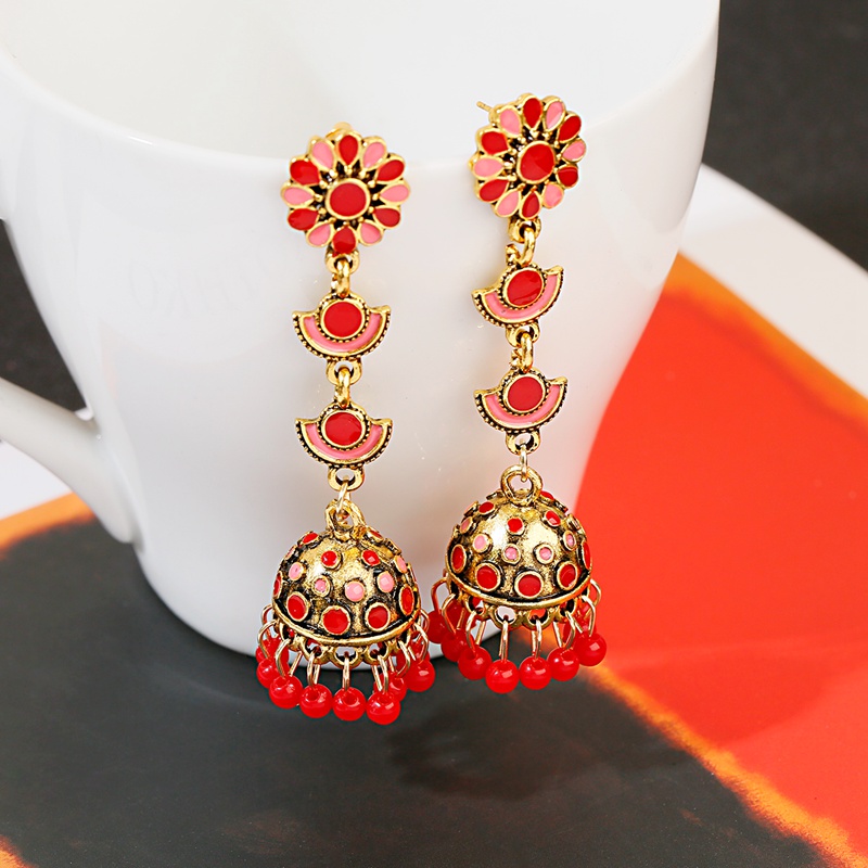 Etnische Lange Roze Bloem Jhum - Indian Wedding Supply recensie en prijs