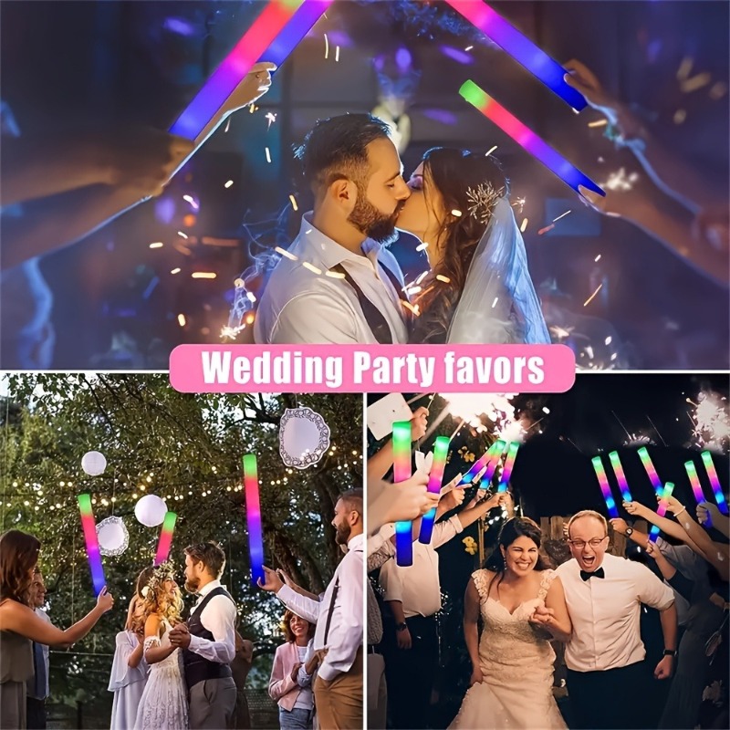 Herbruikbare LED-schuimstokken - Wedding Power Supply recensie en prijs