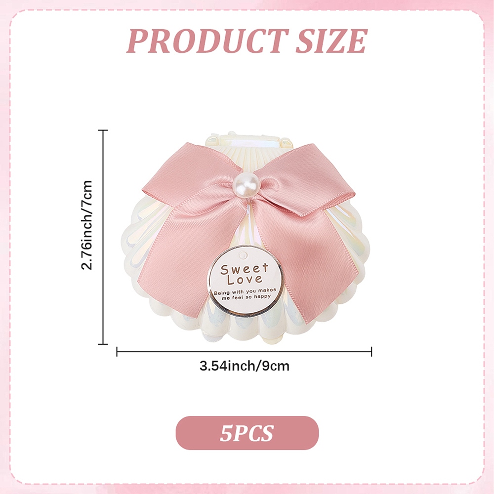 5 stuks schelpvormige plastic  - Wedding Packaging recensie en prijs