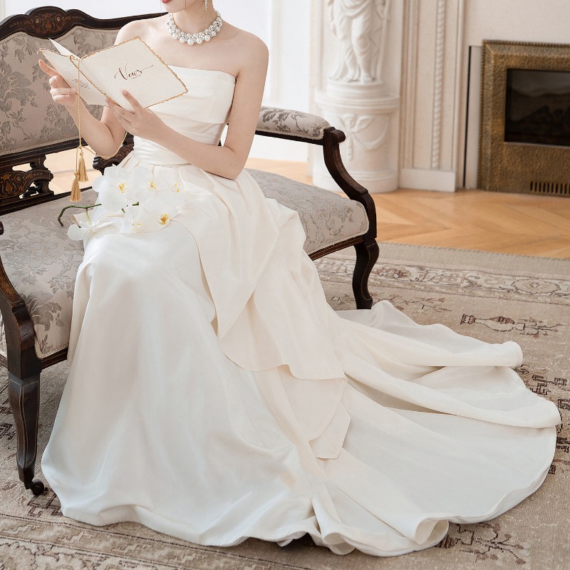 Franse strapless bruidsjurk vo - Wedding Led recensie en prijs